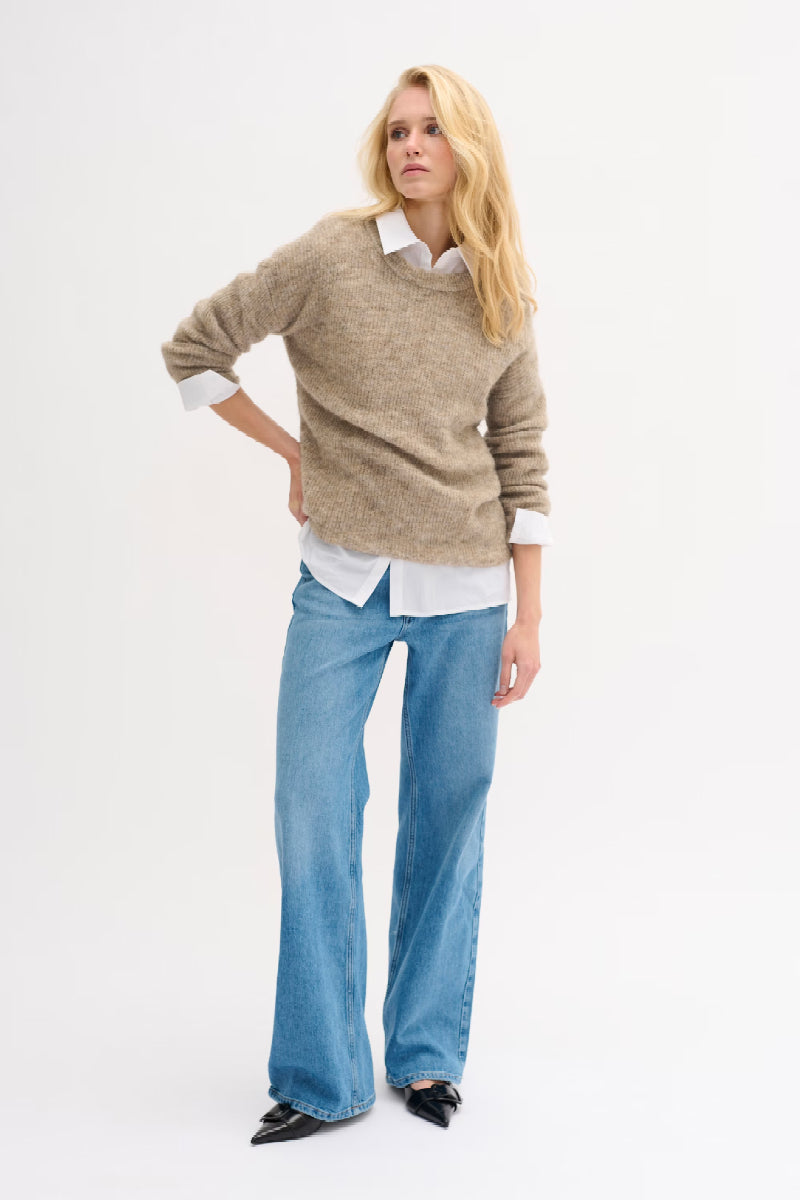 My Essential Wardrobe The Knit Pullover 05 - dune melange