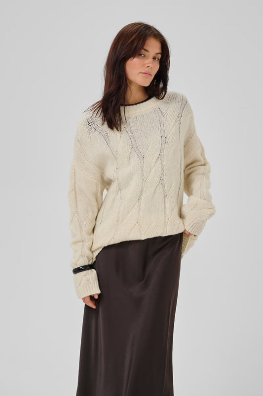 My Essential Wardrobe WillMW Knit Pullover - snow white