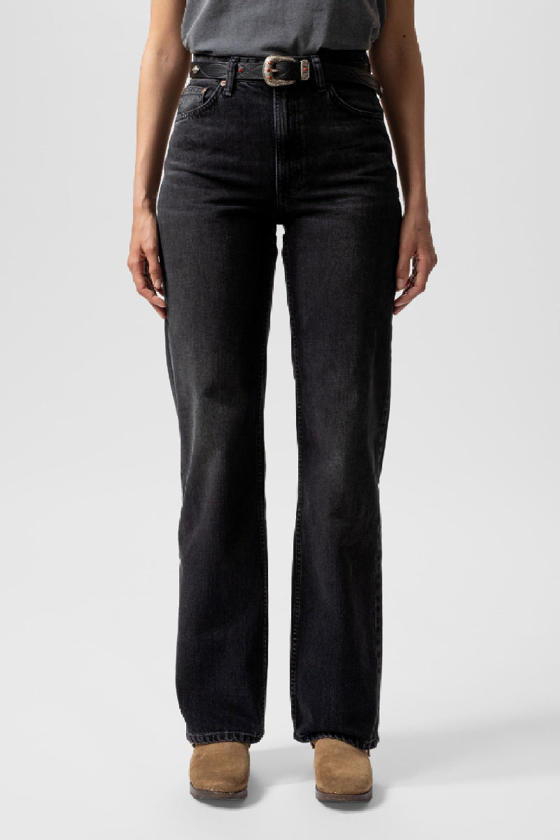 Nudie Jeans Clean Eileen - Black Crosshatch