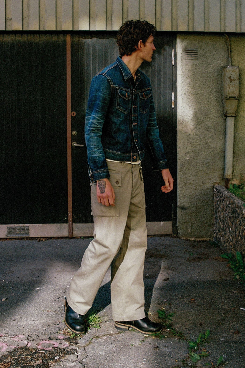 Nudie Jeans Loud Larry Pants - pale green