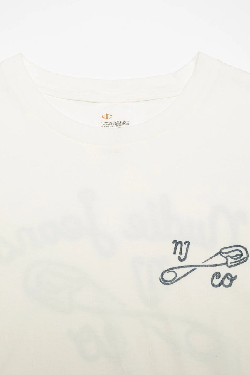 Nudie Jeans Roy NJCO Pin T-Shirt - chalk white