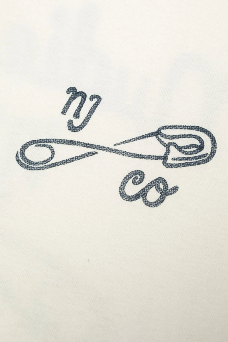 Nudie Jeans Roy NJCO Pin T-Shirt - chalk white