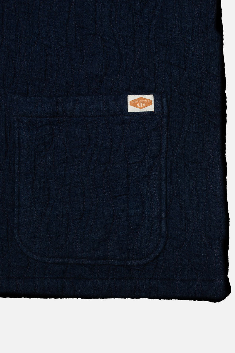 Nudie Jeans Sandra Jacket - indigo quilt