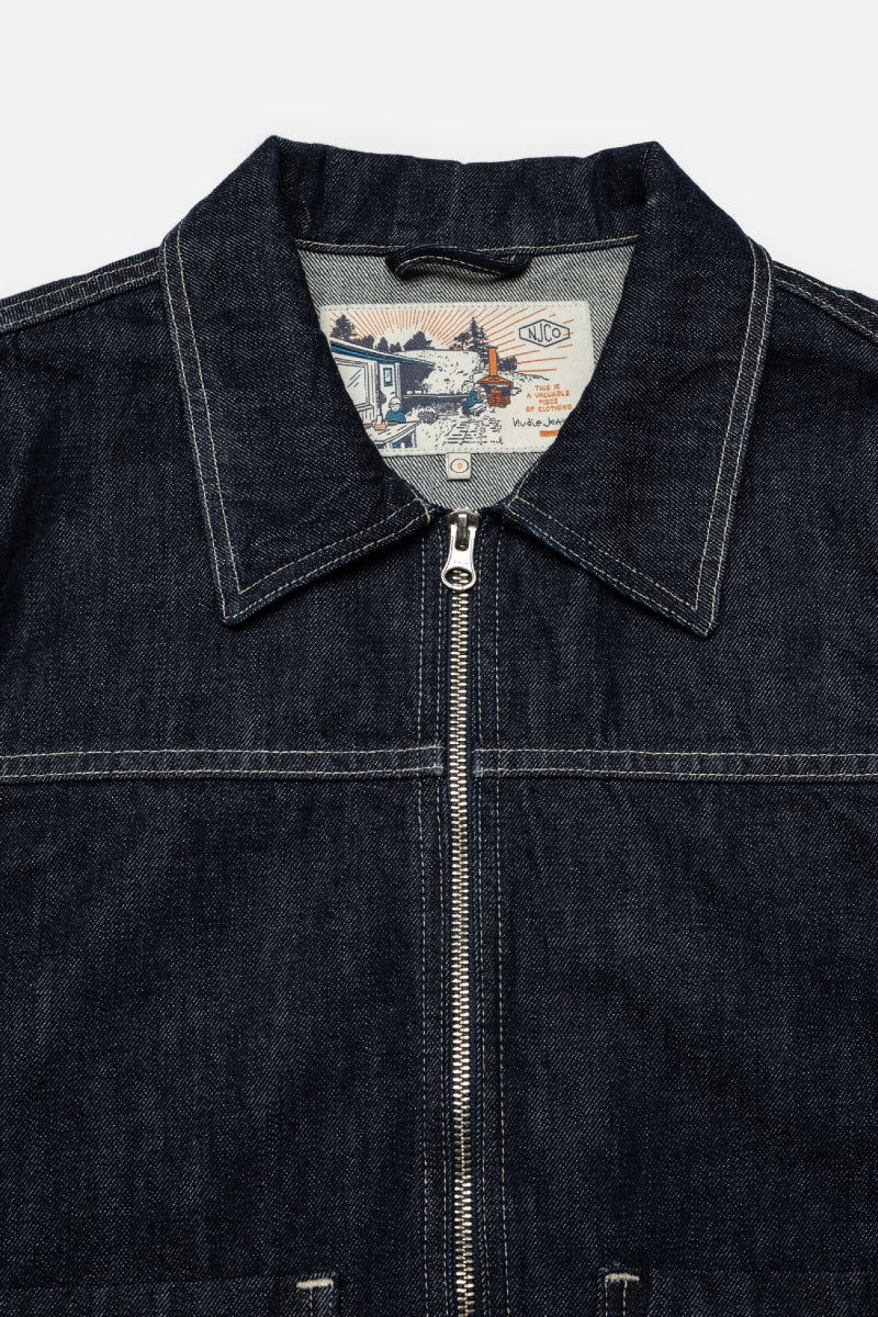 Nudie Jeans Anja Workwear Denim Jacket - Dark Blue