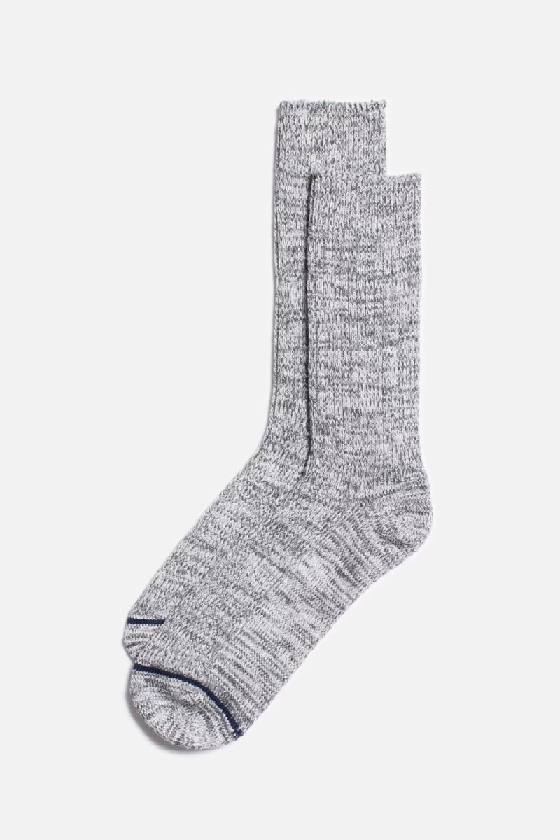 Nudie Mens Chunky Socks - grey melange