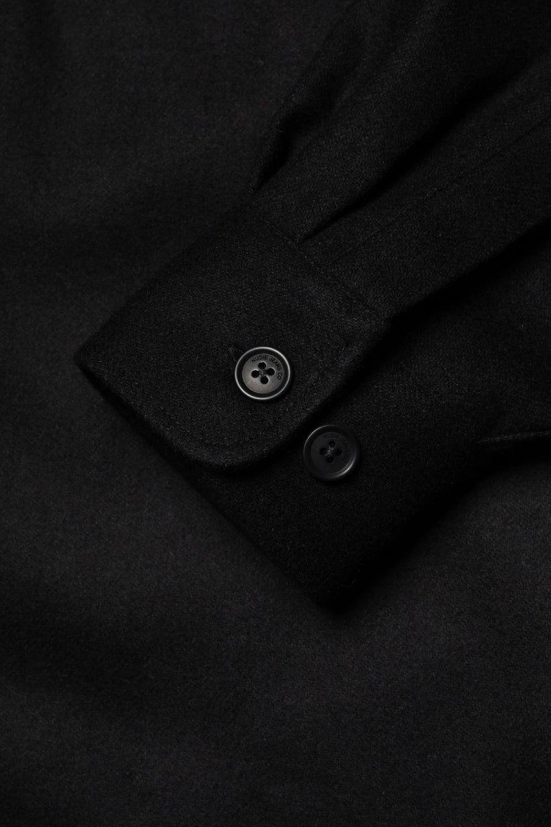 Nudie Vincent Solid Board shirt - black