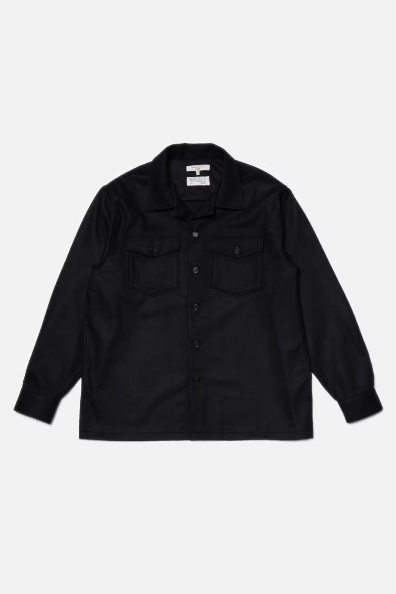 Nudie Vincent Solid Board shirt - black