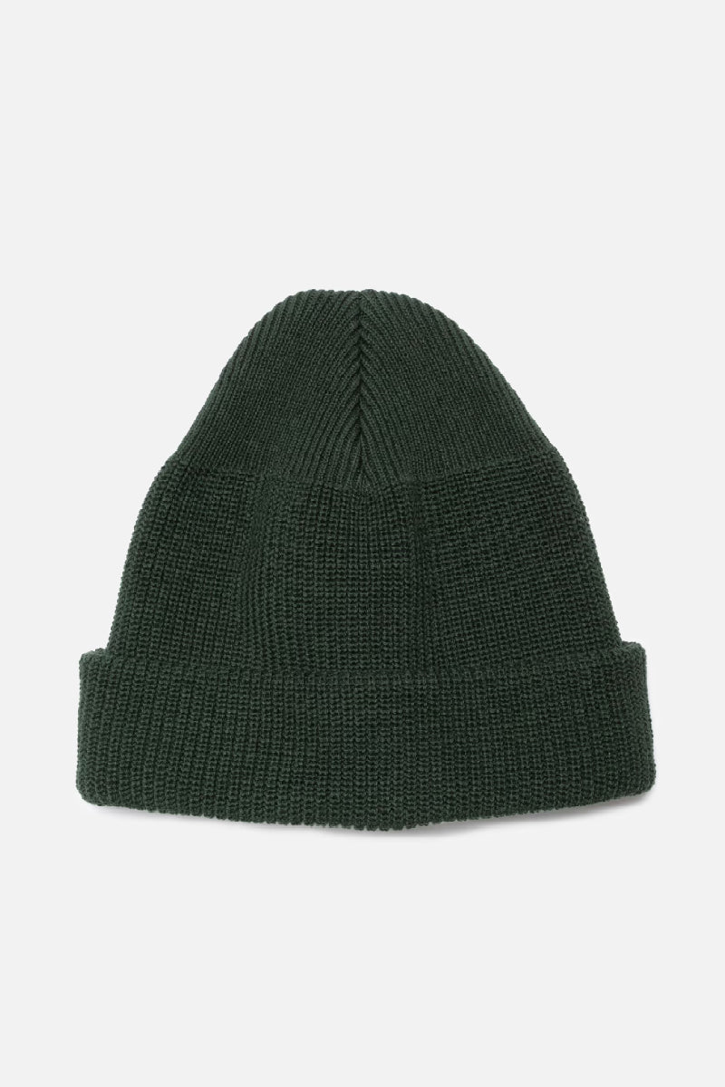 Nudie Watch Cap cotton beanie - racing green