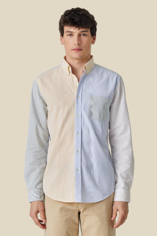 Portuguese Flannel Atlantico shirt - patchwork