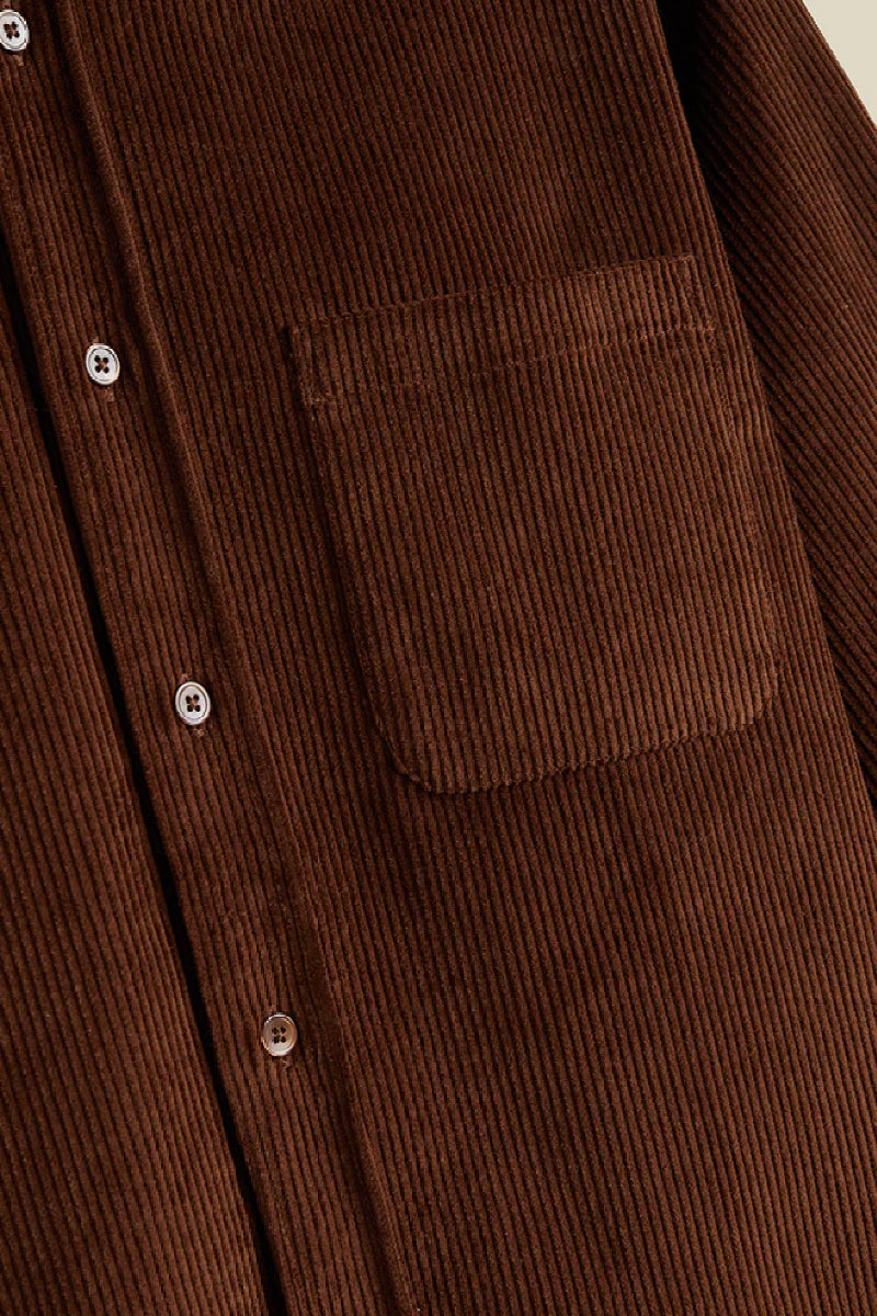 Portuguese Flannel Lobo 2.0 kauluspaita - brown