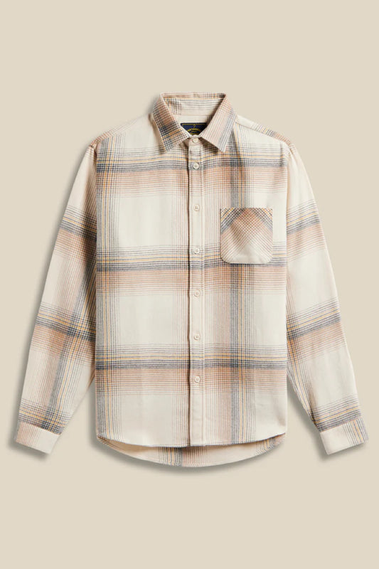 Portuguese Flannel Nogal kauluspaita - beige