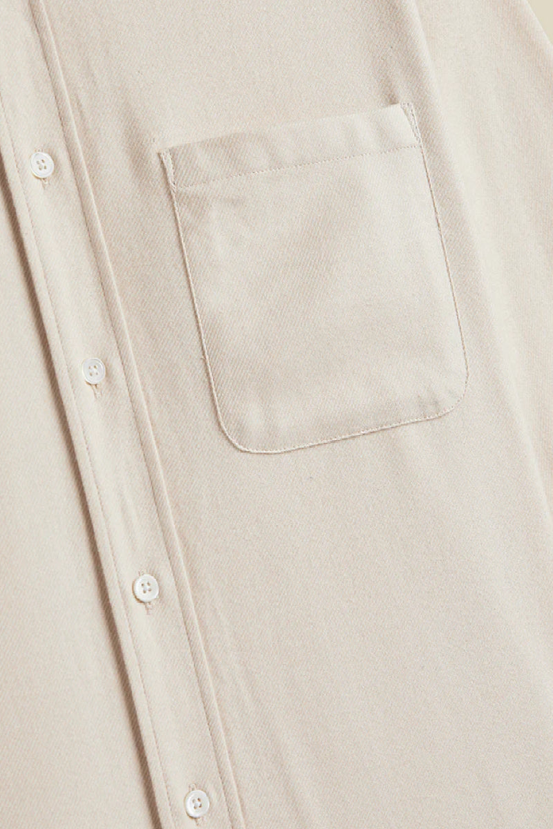 Portuguese Flannel Teca kauluspaita - ecru