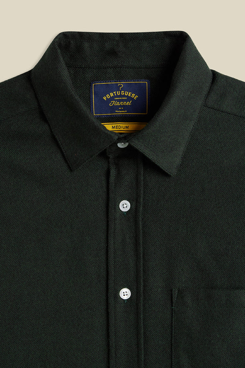 Portuguese Flannel Teca kauluspaita - forest