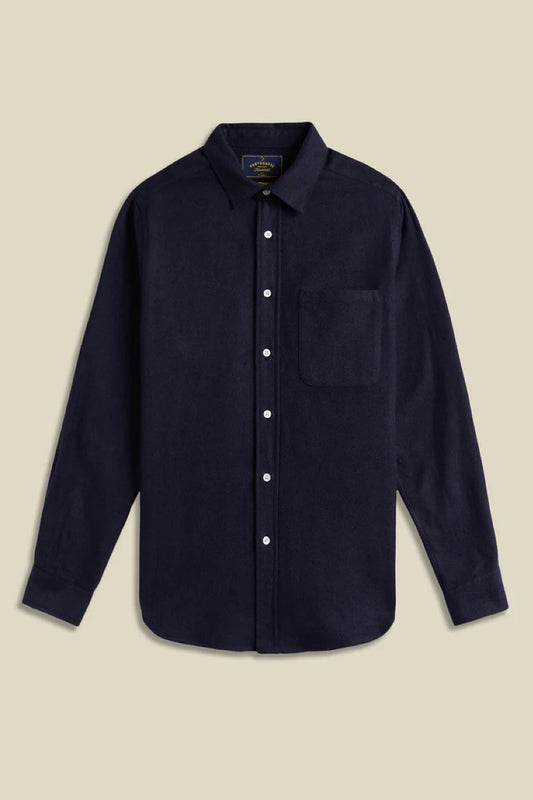 Portuguese Flannel Teca kauluspaita - navy