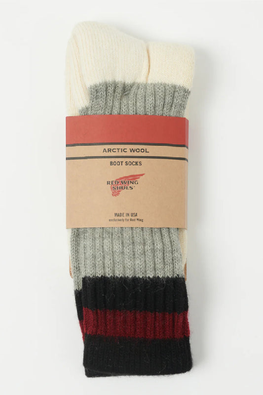 Red Wing Shoes Arctic Wool Boot Socks - grey