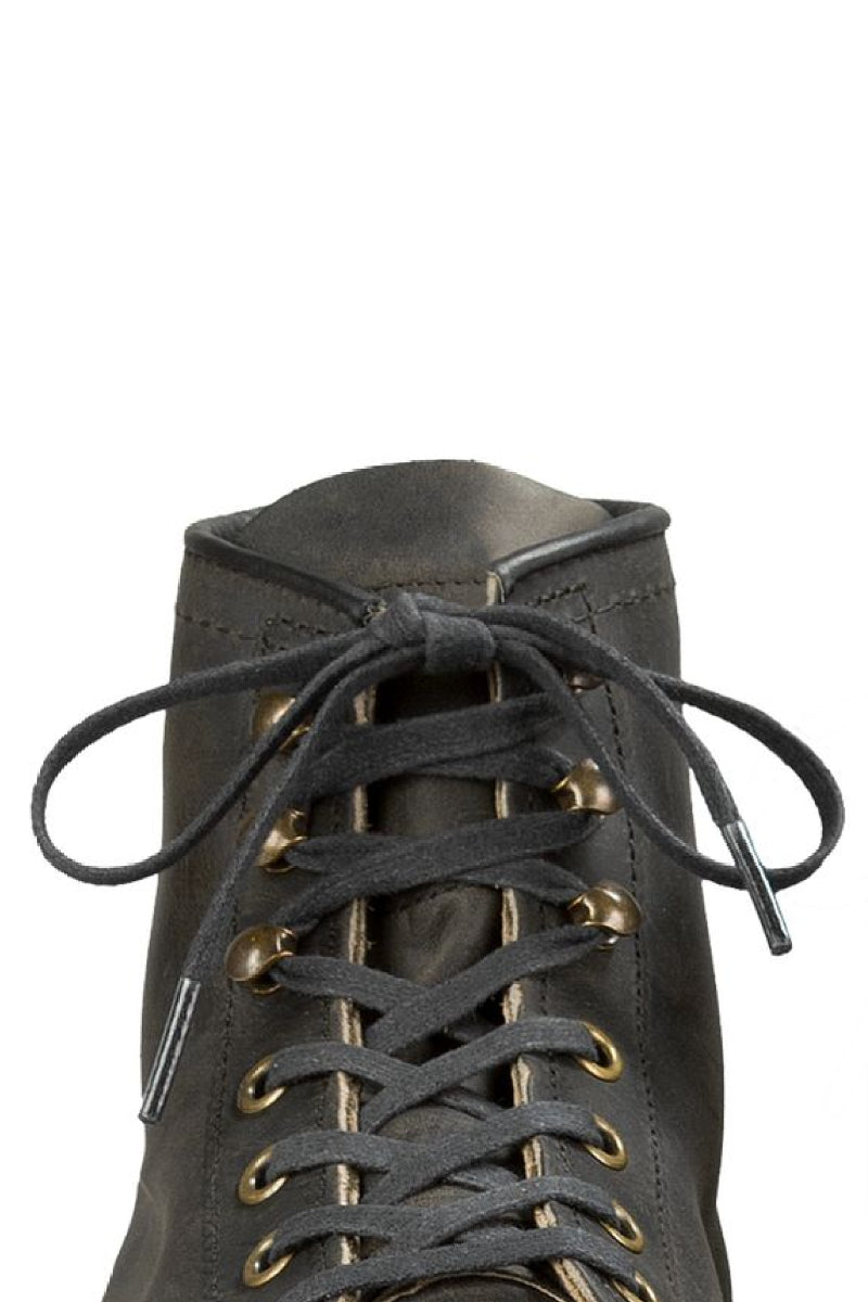 Red Wing Shoes 48″ 122 cm Flat Waxed Laces - black