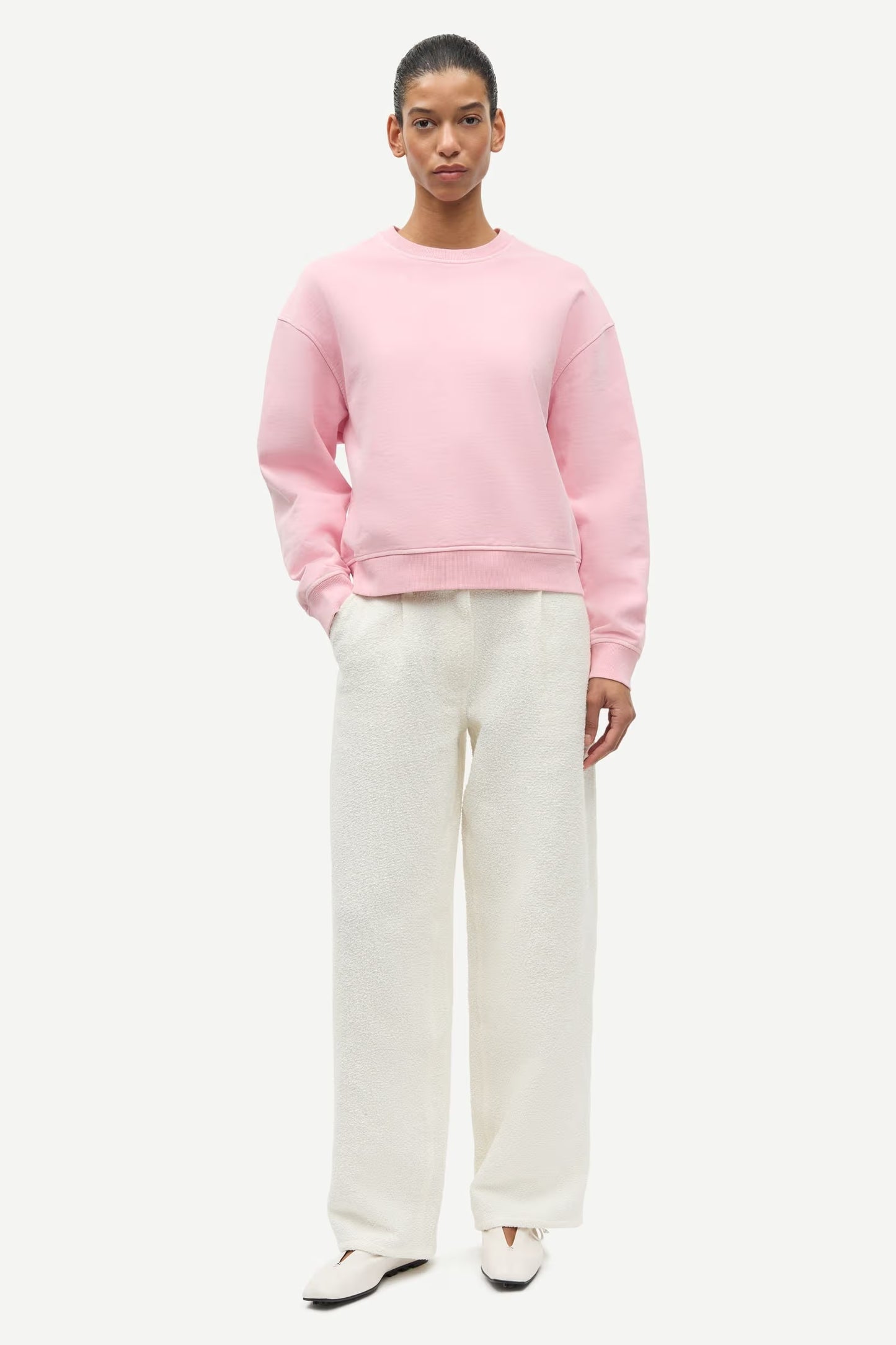 Samsøe Samsøe Savan sweat - bleached mauve pigment