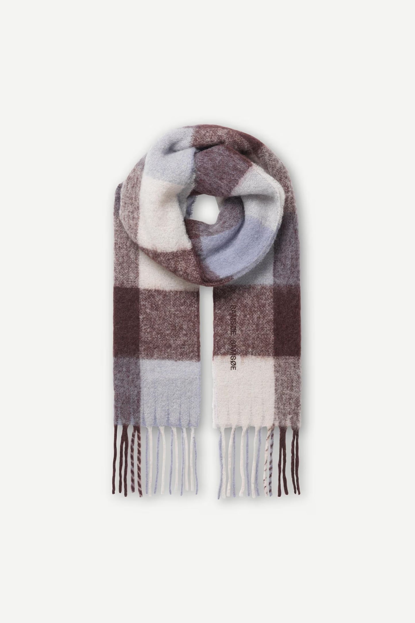 Samsøe Samsøe Alex scarf - wisteria check
