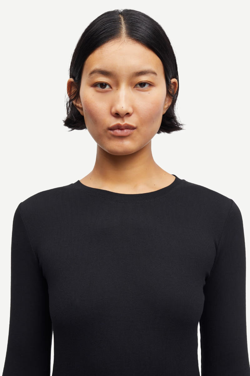 Samsøe Samsøe Alexa ls shirt - black