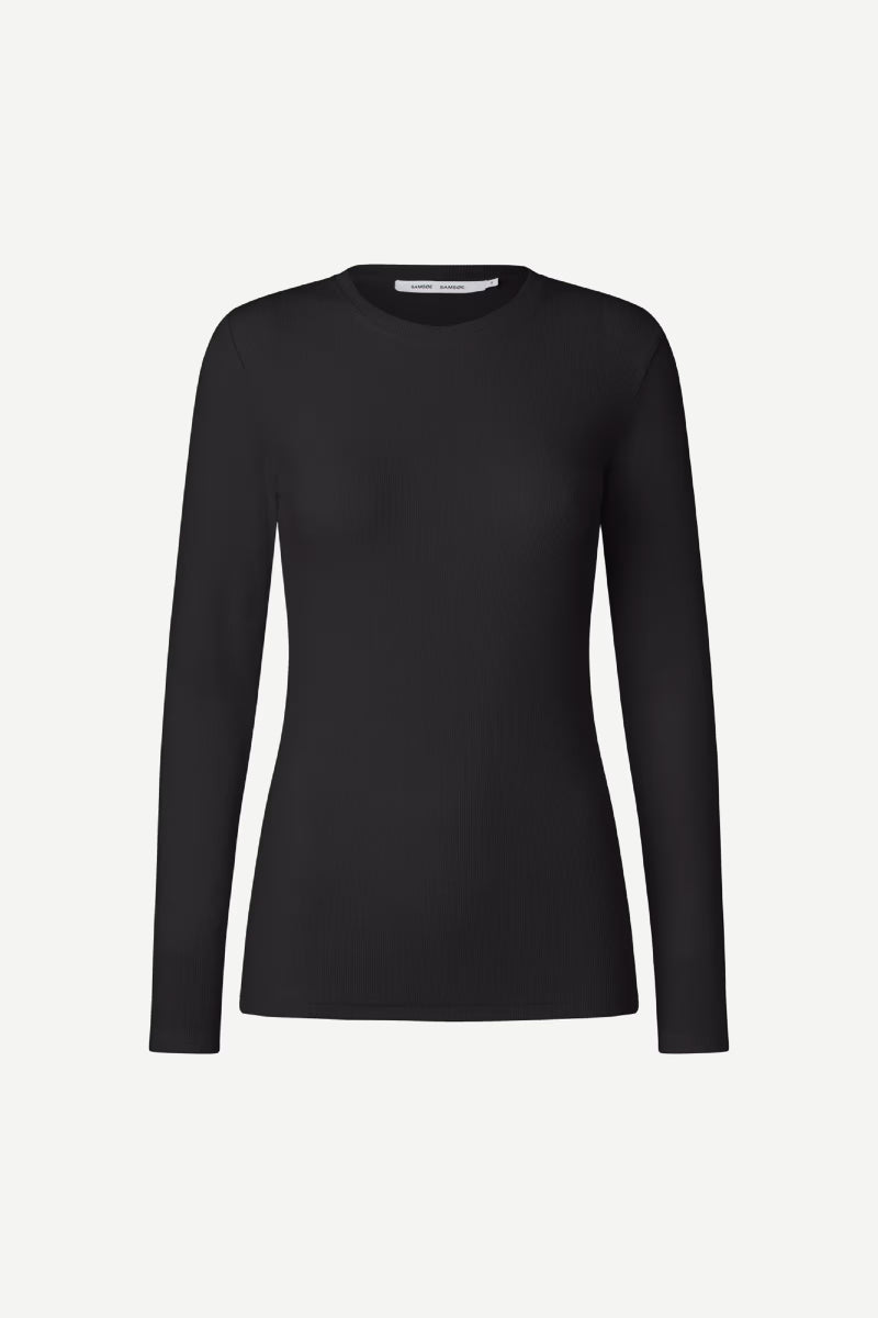 Samsøe Samsøe Alexa ls shirt - black