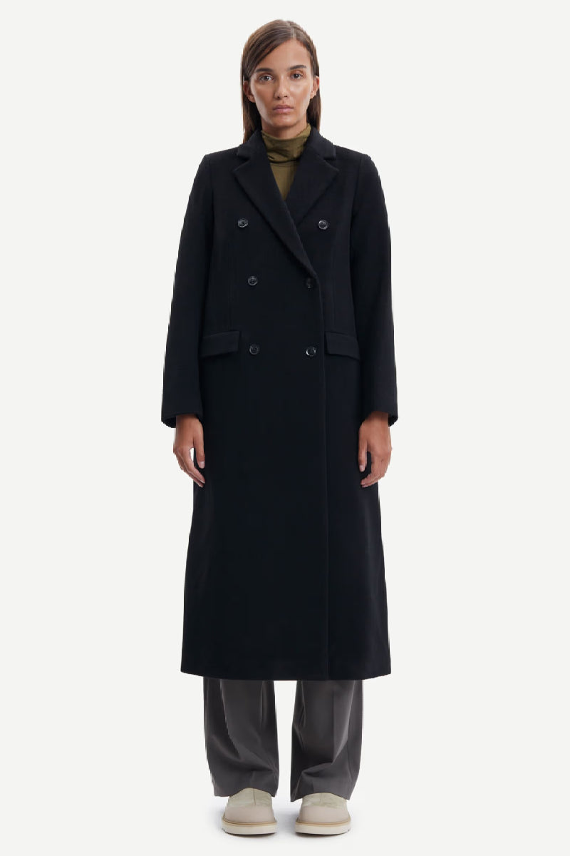 Samsøe Samsøe Falcon coat - black