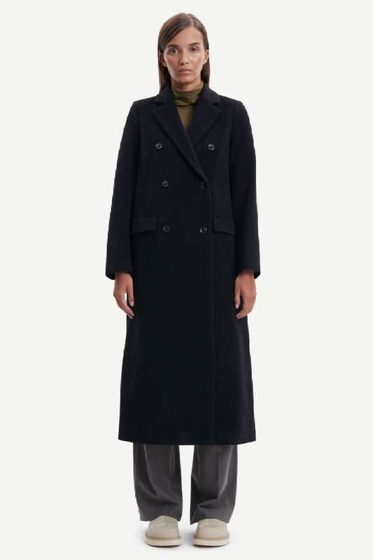 Samsøe Samsøe Falcon coat - black