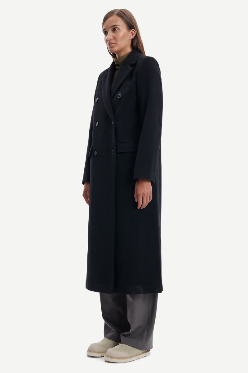 Samsøe Samsøe Falcon coat - black