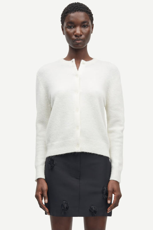 Samsøe Samsøe Nor short cardigan - clear cream