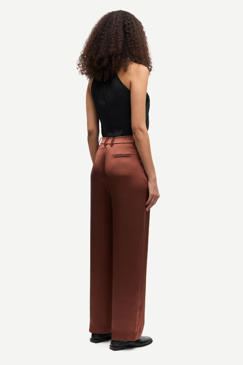 Samsøe Samsøe Saagnete trousers - Tortoise Shell