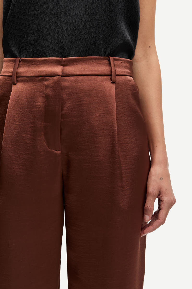 Samsøe Samsøe Saagnete trousers - Tortoise Shell
