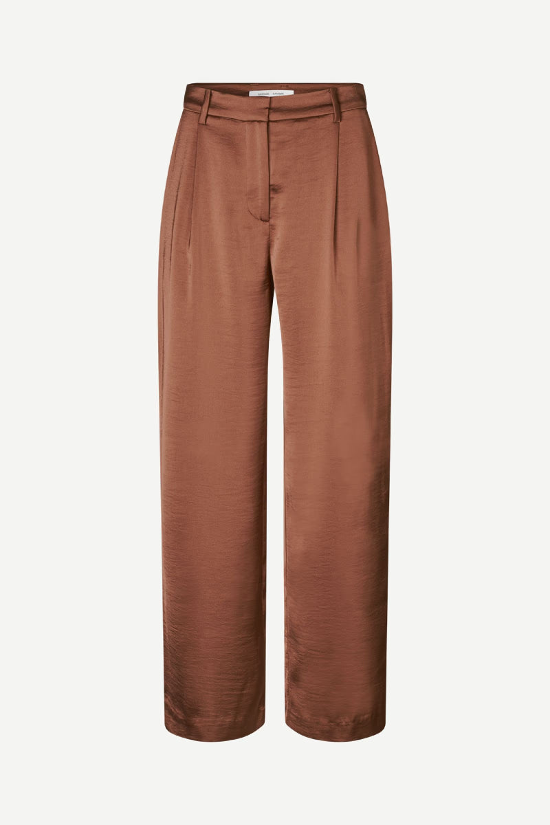 Samsøe Samsøe Saagnete trousers - Tortoise Shell