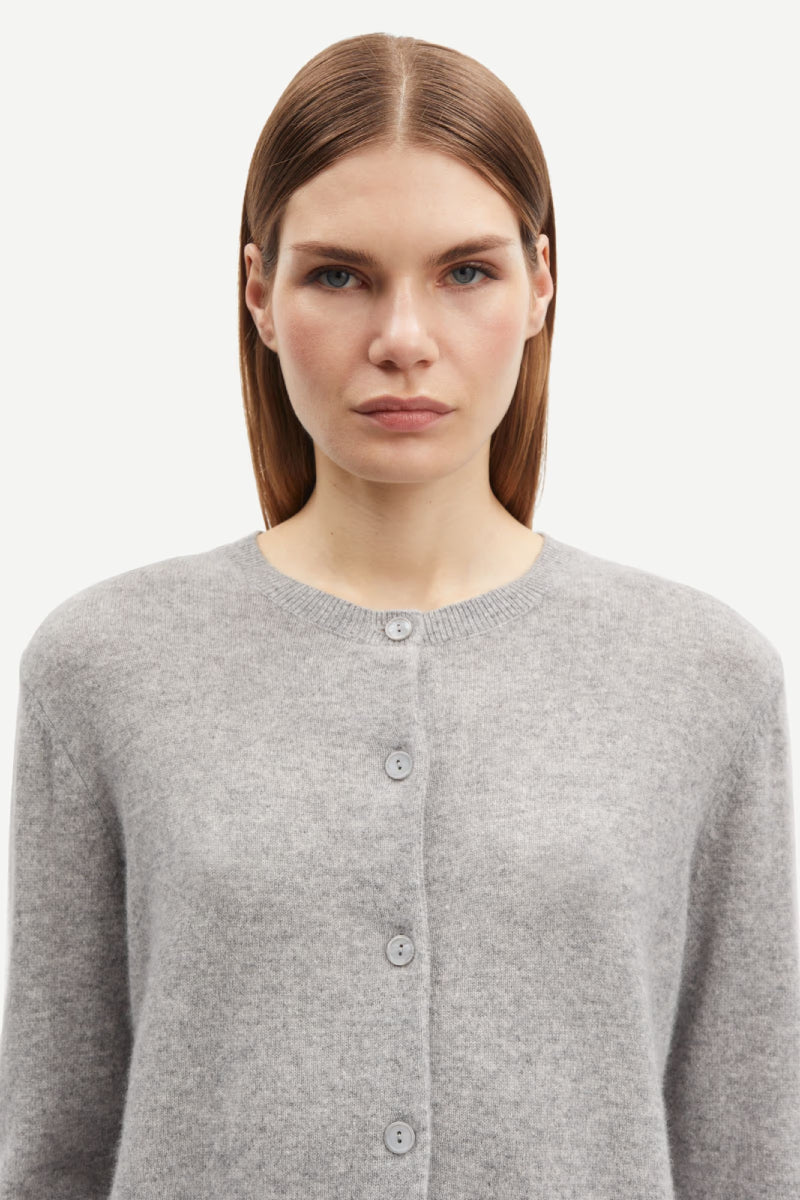 Samsøe & Samsøe Saboston cardigan - grey melange