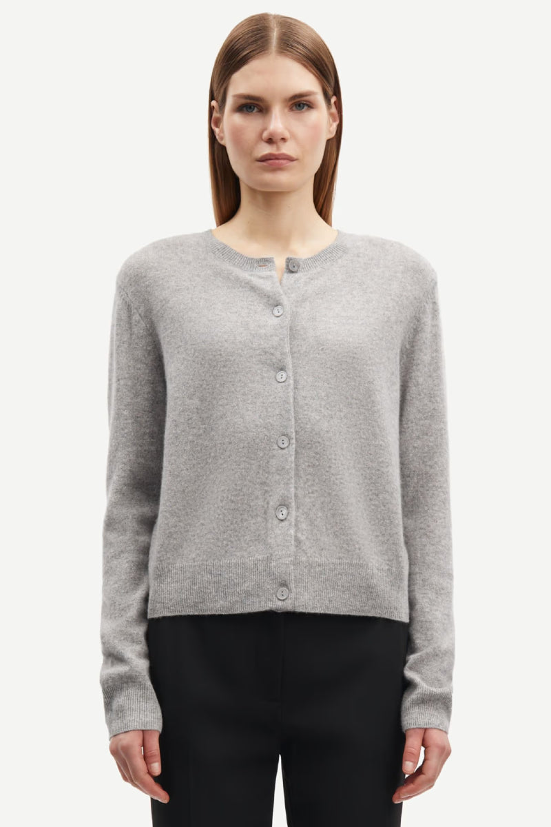 Samsøe & Samsøe Saboston cardigan - grey melange