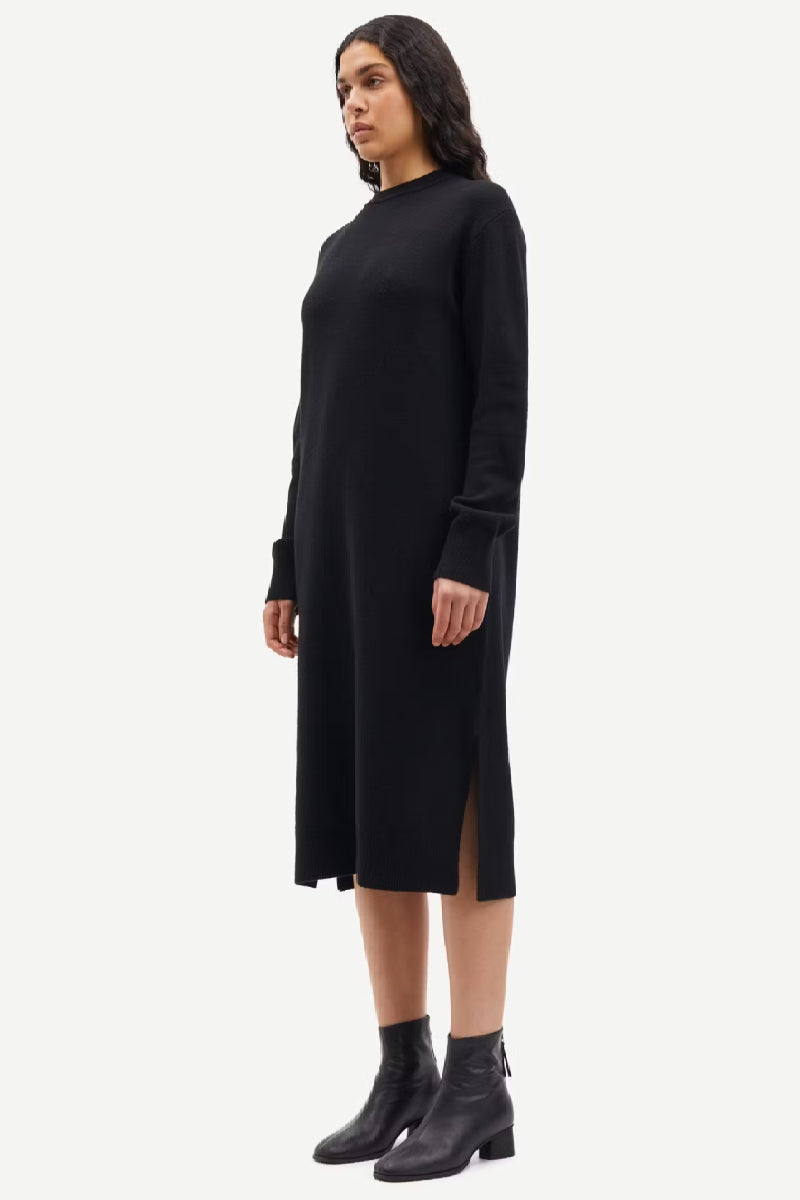 Samsøe Samsøe Sacharlotte knit dress - black