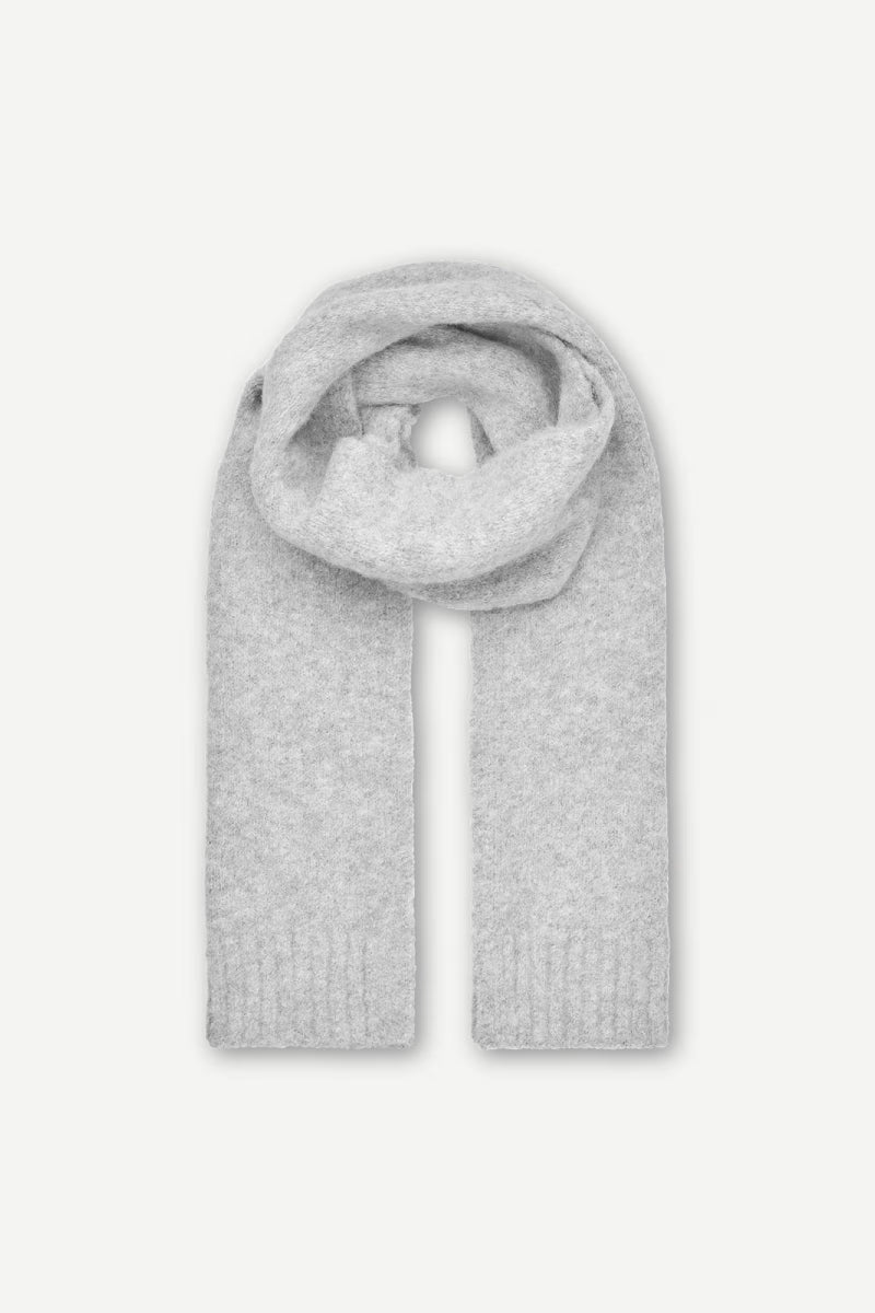 Samsøe Samsøe Sajeanne scarf - light grey melange