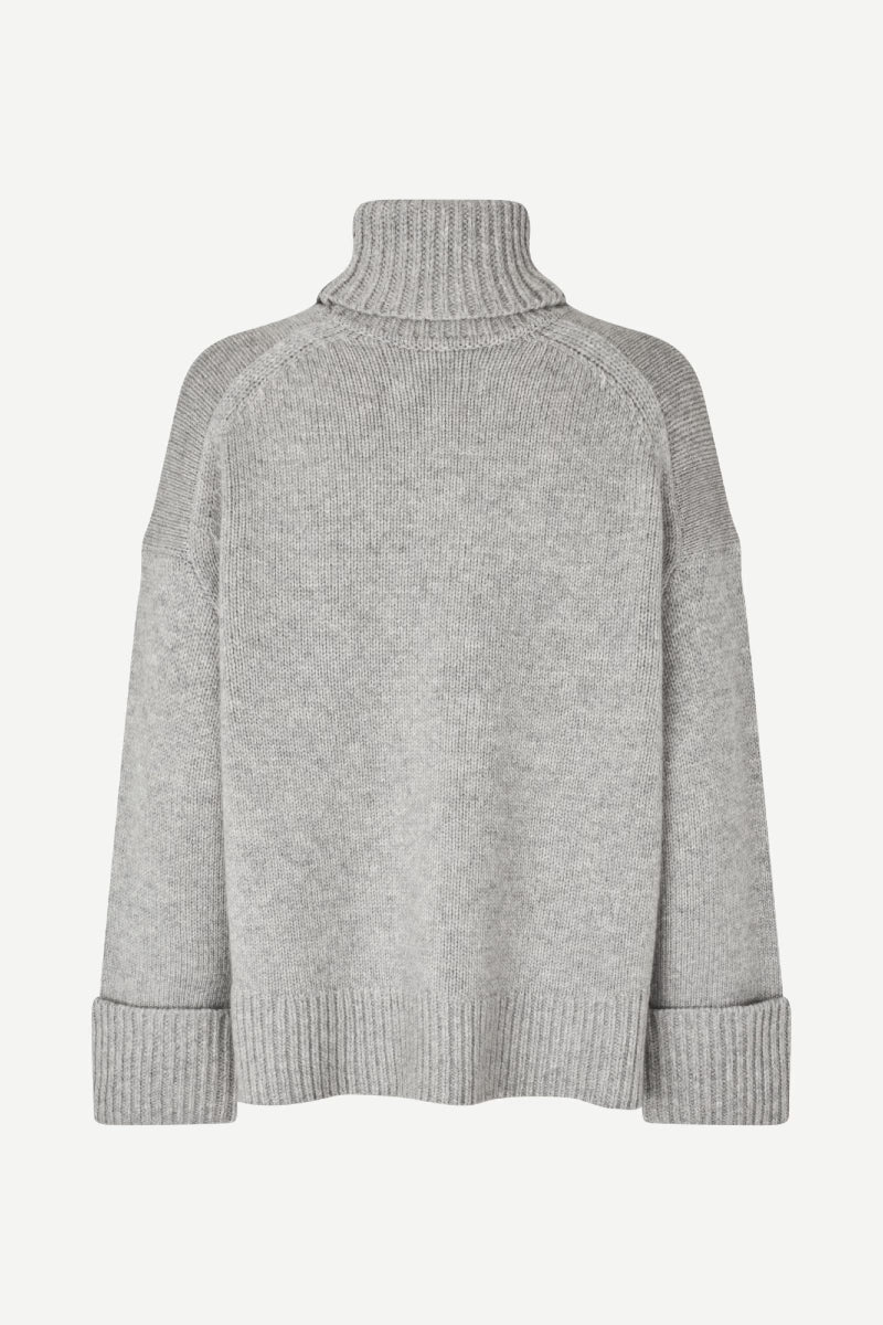 Samsøe Samsøe Sakeiku turtleneck - grey melange