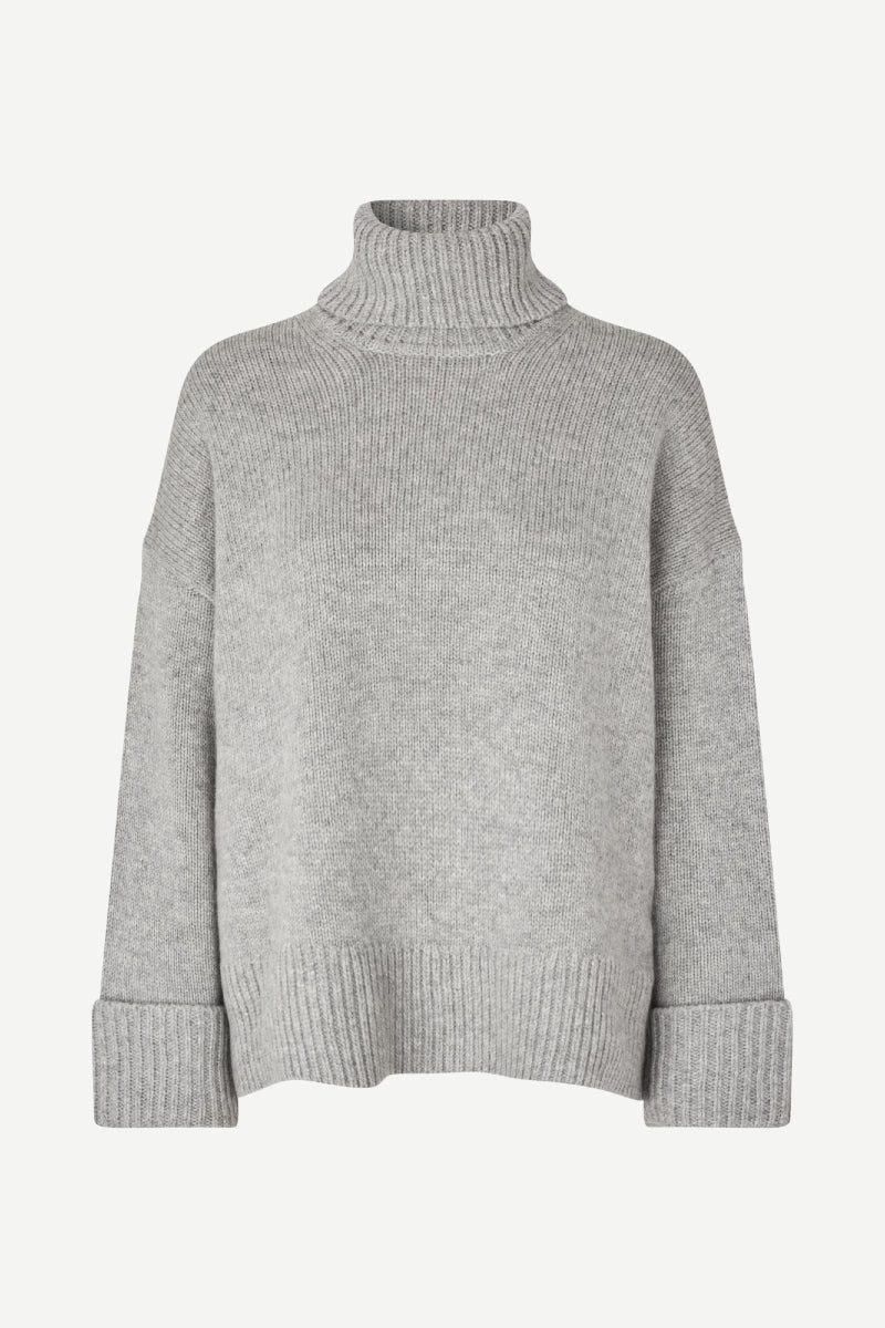 Samsøe Samsøe Sakeiku turtleneck - grey melange