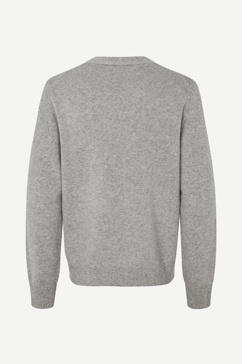 Samsøe Samsøe Sapatrik Cardigan - grey melange
