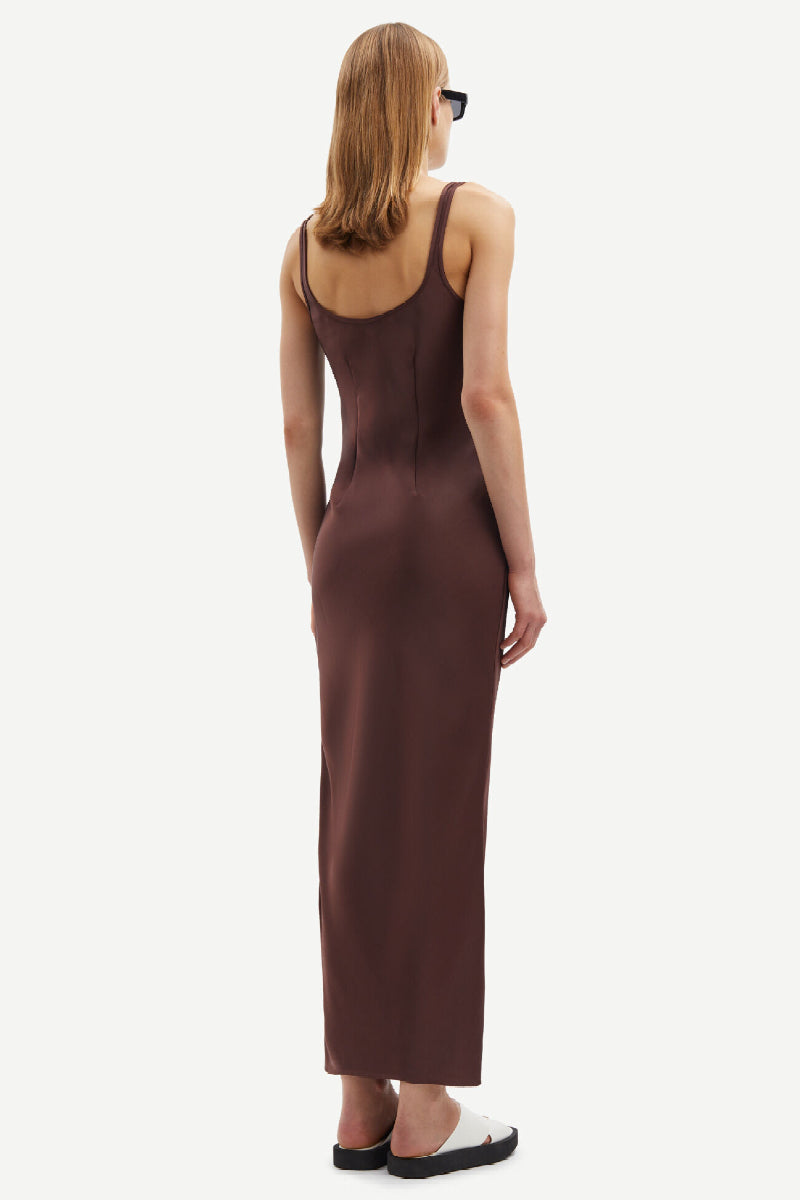 Samsøe & Samsøe Sunna dress - brown stone