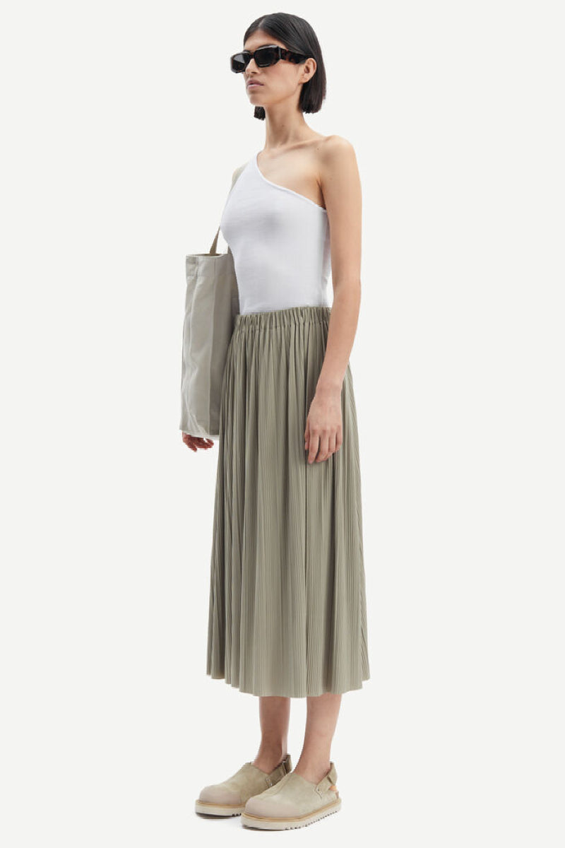 Samsøe Samsøe Uma skirt - silver sage