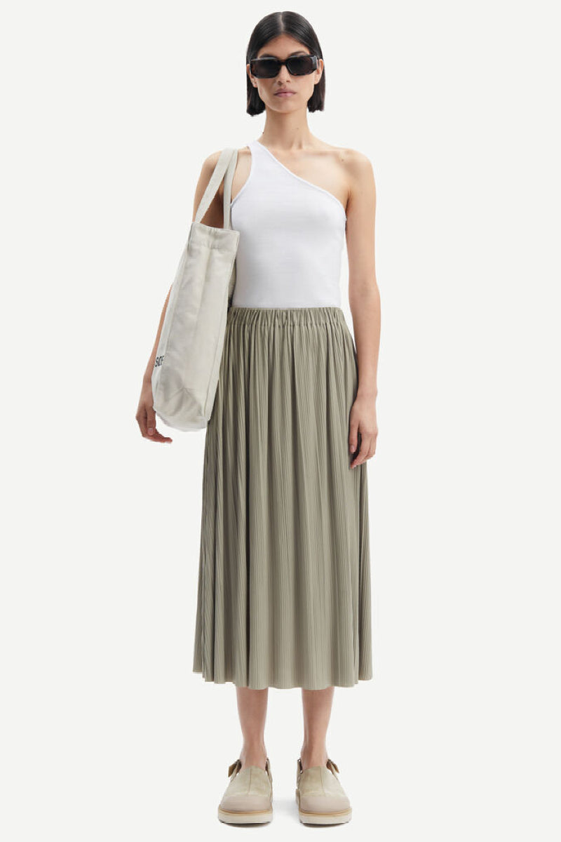 Samsøe & Samsøe Uma skirt - silver sage