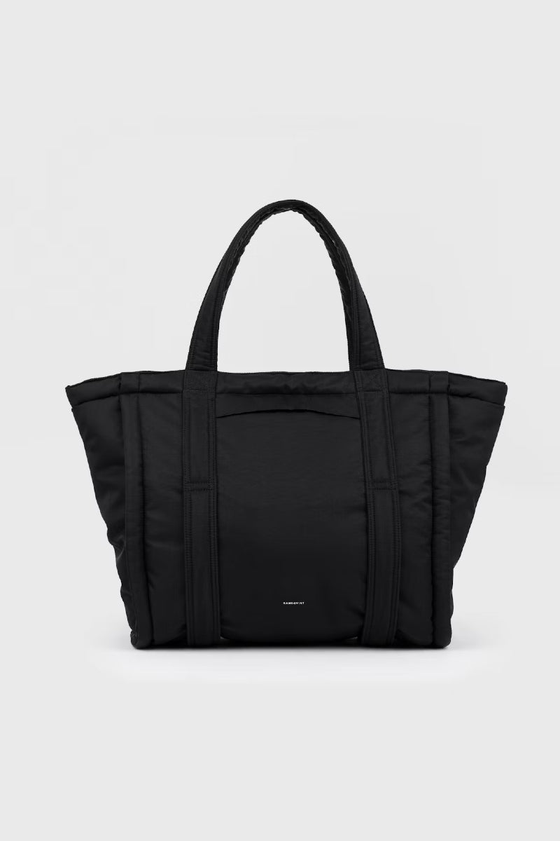 Sandqvist Curve Tote bag - black