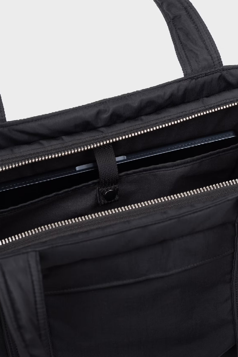 Sandqvist Curve Tote bag - black