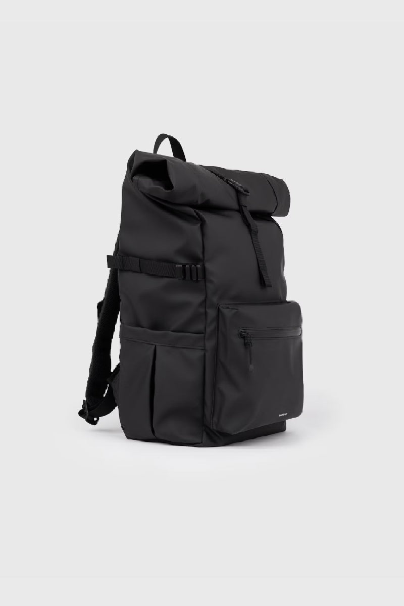 Sandqvist Stream Rolltop Backpack L - Black