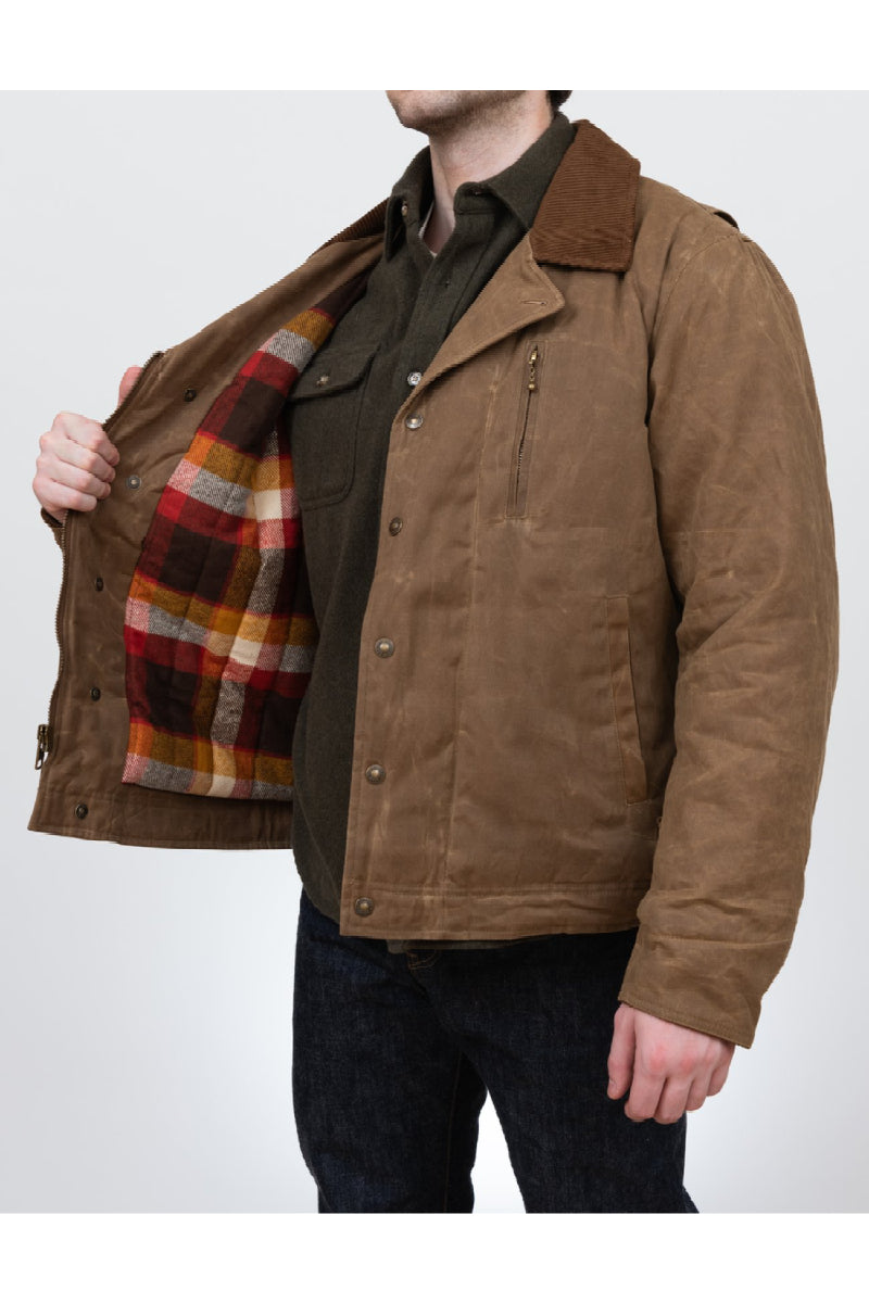 Schott 27" Waxed Cotton M41 Field Jacket - khaki