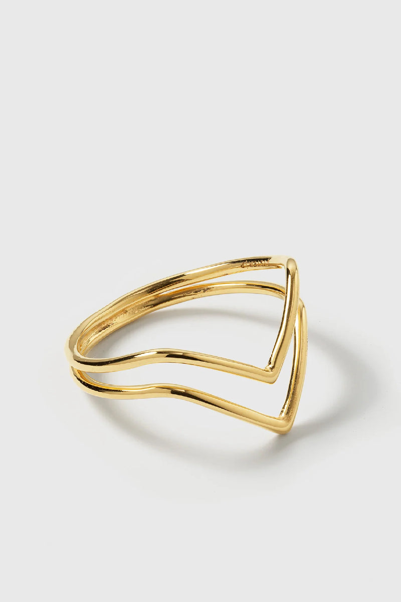 Syster P Tiny Arrow ring - gold