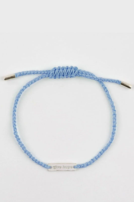 Syster P Give Hope bracelet - powder blue
