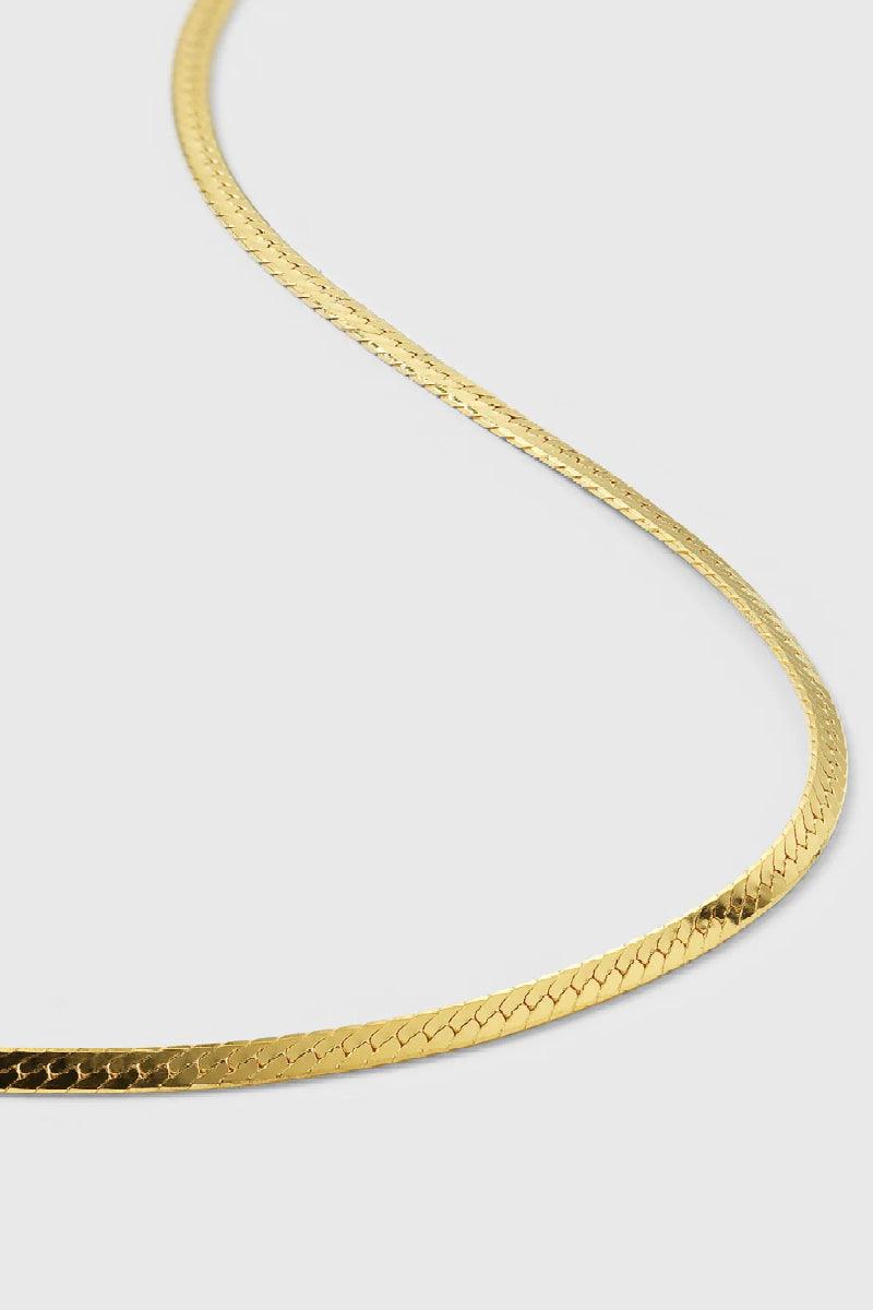 Syster P Herringbone necklace - gold