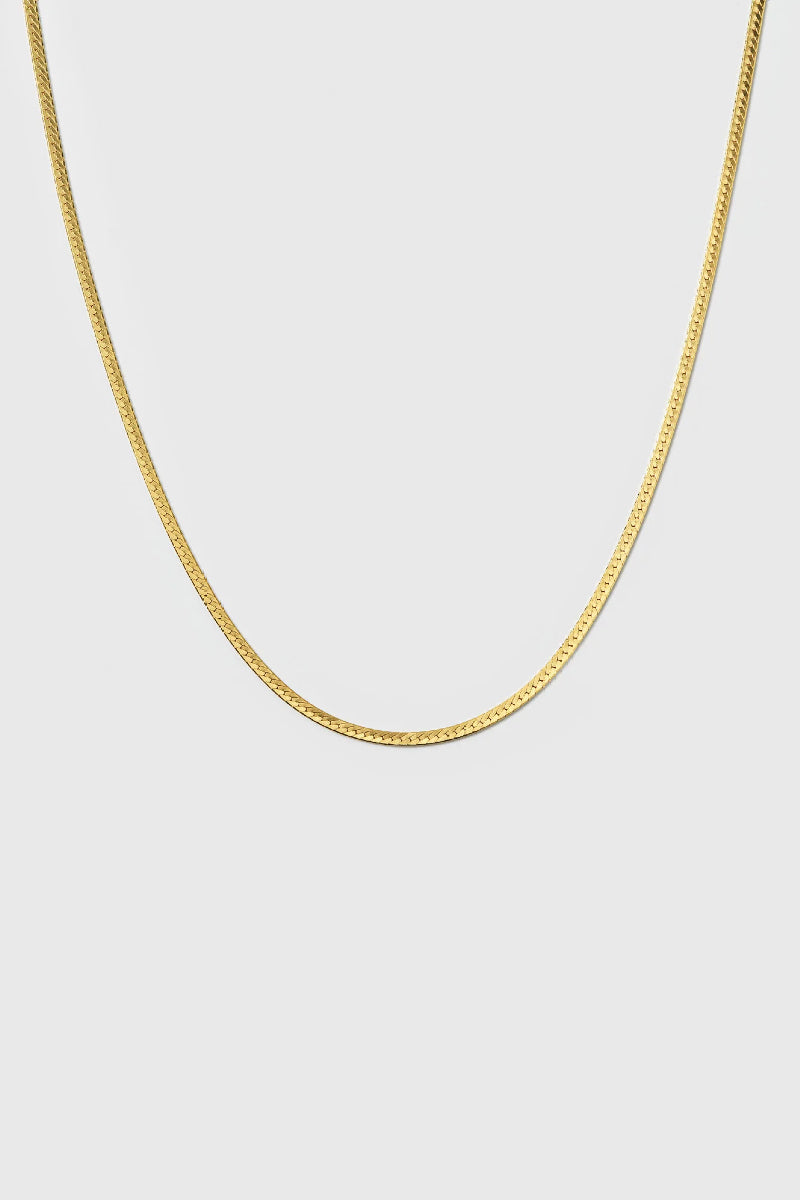 Syster P Herringbone necklace - gold