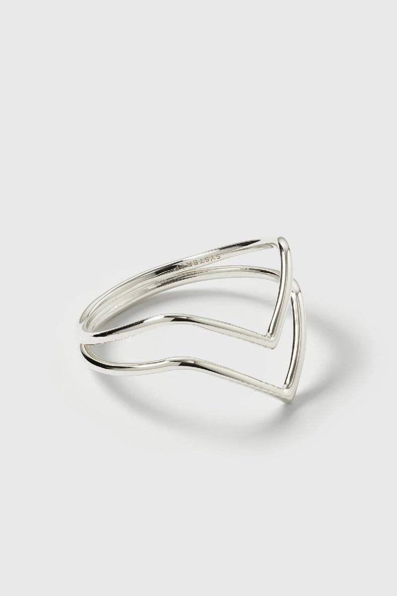 Syster P Tiny Arrow ring - silver